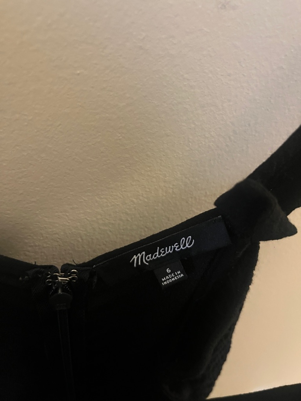 Madewell Black Maxi Dress with Button-Front Bodice - Picture 5 of 7